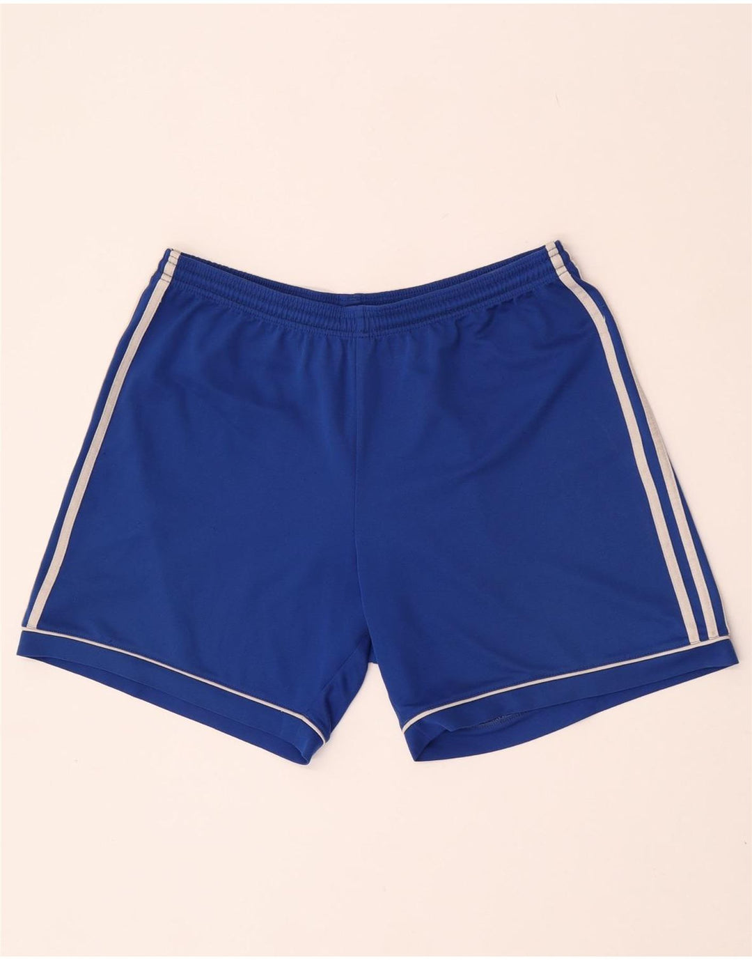 Pantaloncini sportivi Adidas da uomo grandi in poliestere blu