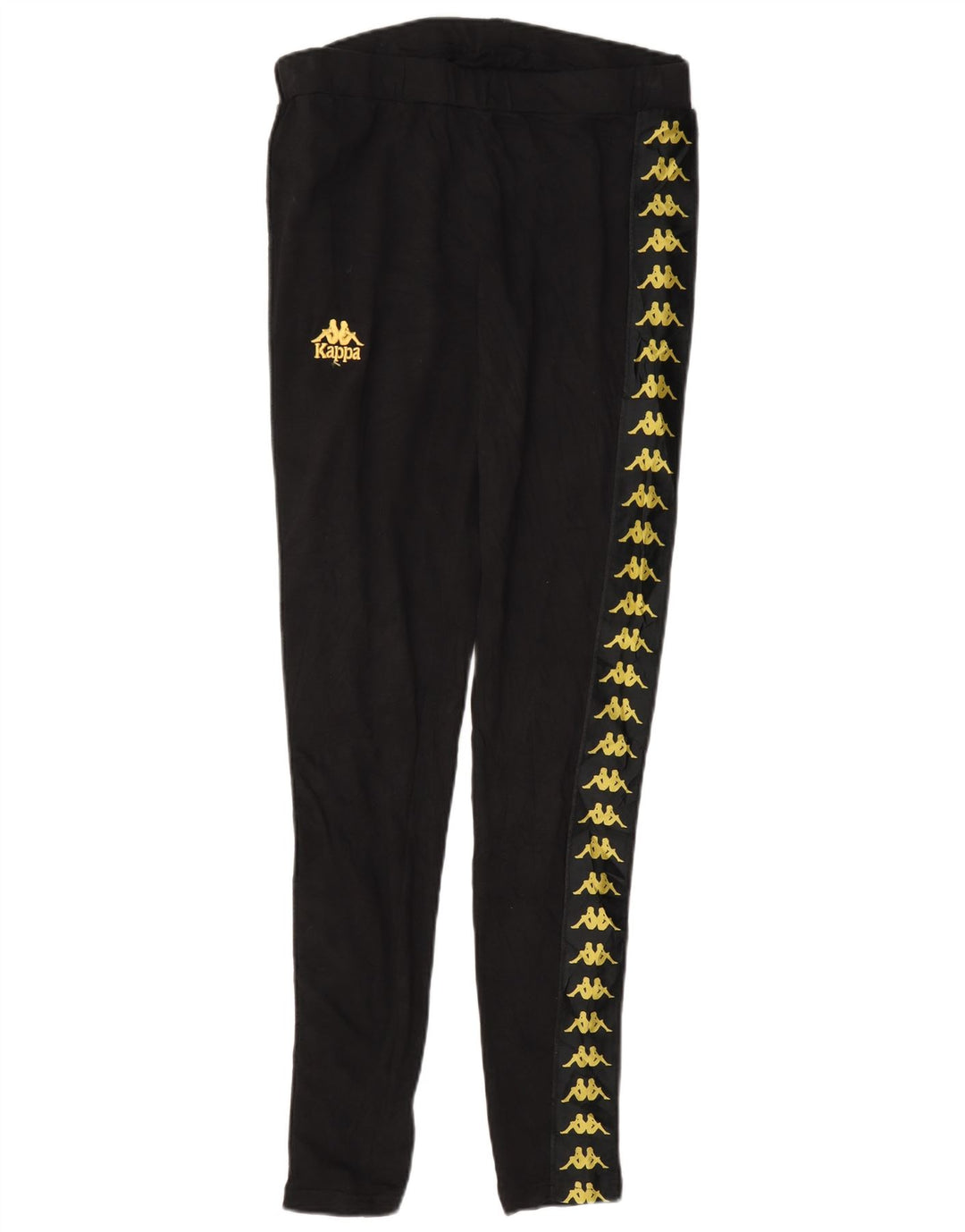 Leggings grafici da donna Kappa UK 14 grande cotone nero