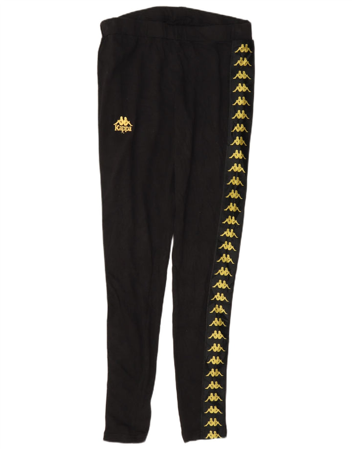 Leggings grafici da donna Kappa UK 14 grande cotone nero