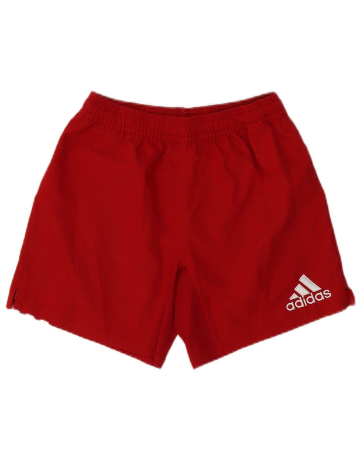 Pantaloncini sportivi Adidas Climacool Graphic da donna UK 8 piccoli poliestere rosso