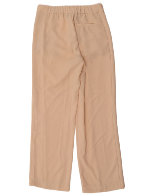 Pantaloni chino dritti da donna REISS UK 8 Small W30 L30 Poliestere beige