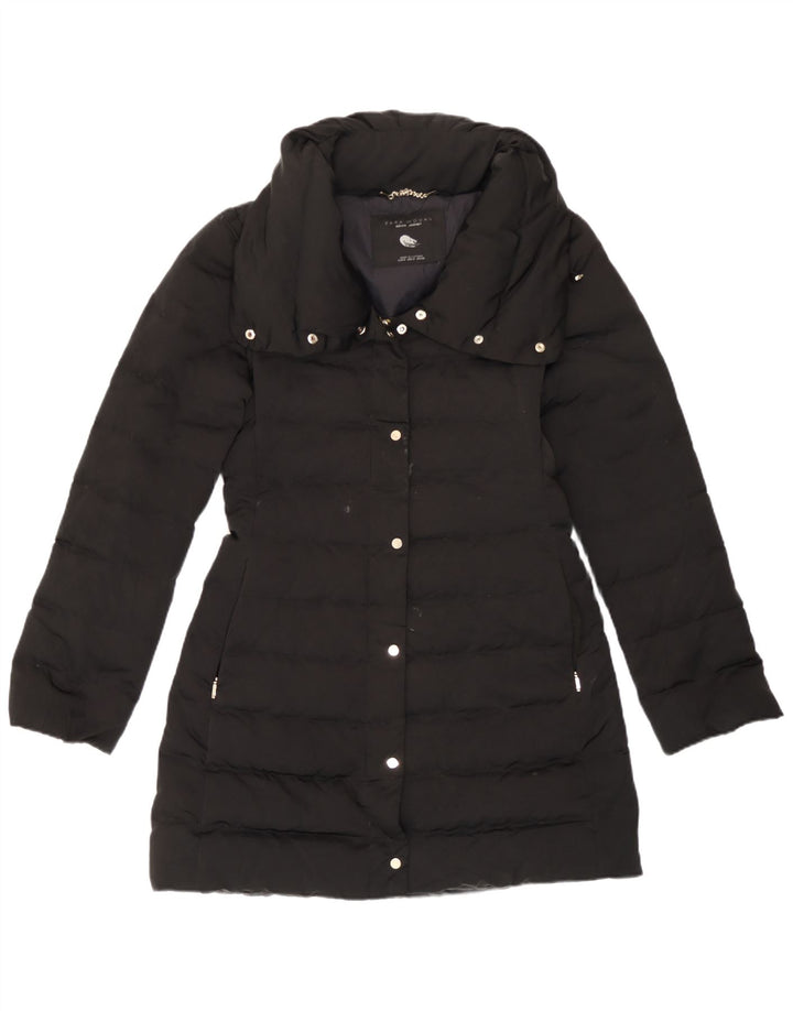 Giacca imbottita da donna Zara UK 10 piccola in nylon nero