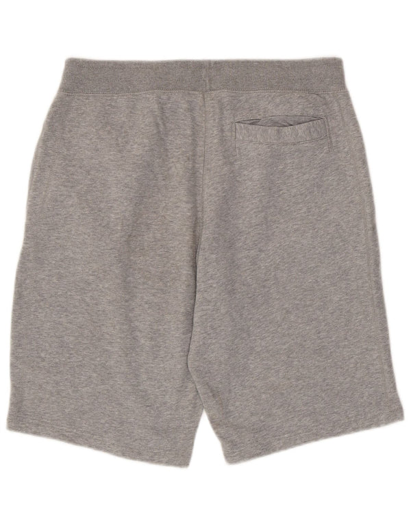 CONVERSE Pantaloncini sportivi da uomo in cotone screziato grigio medio