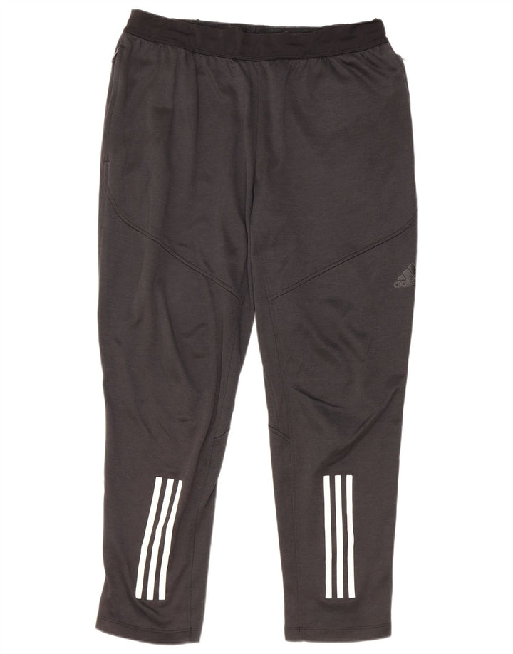 Pantaloni da tuta Adidas Climawarm da uomo grandi in poliestere nero