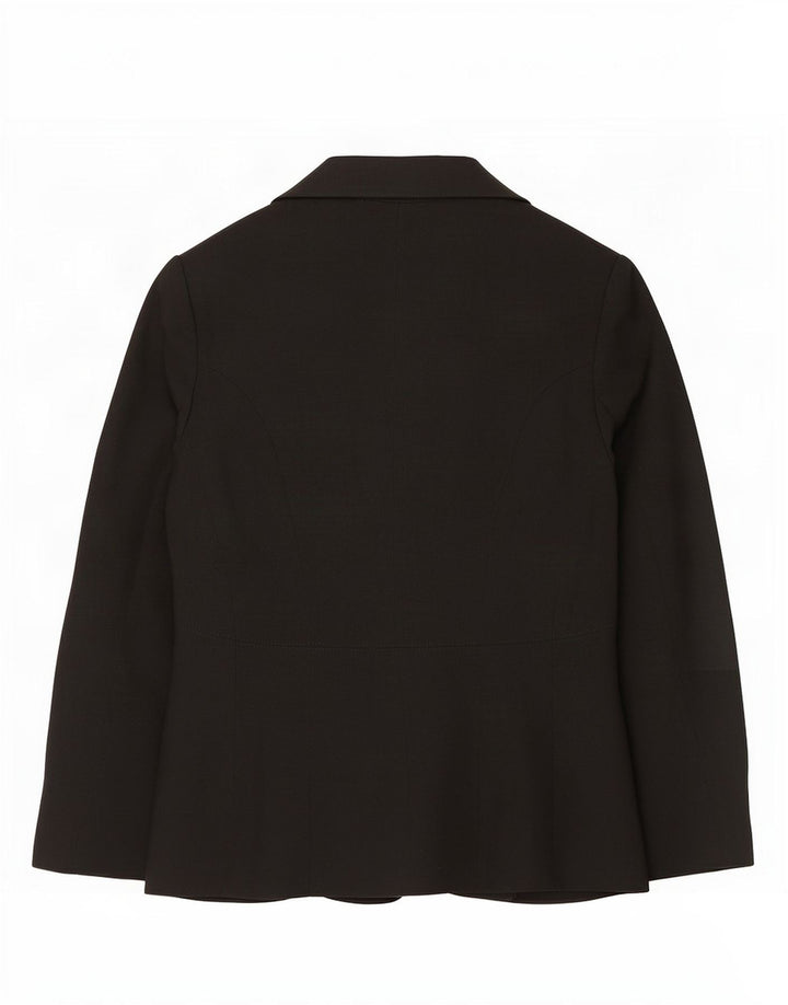 Giacca blazer a 1 bottone Marks & Spencer da donna UK 12 poliestere nero medio