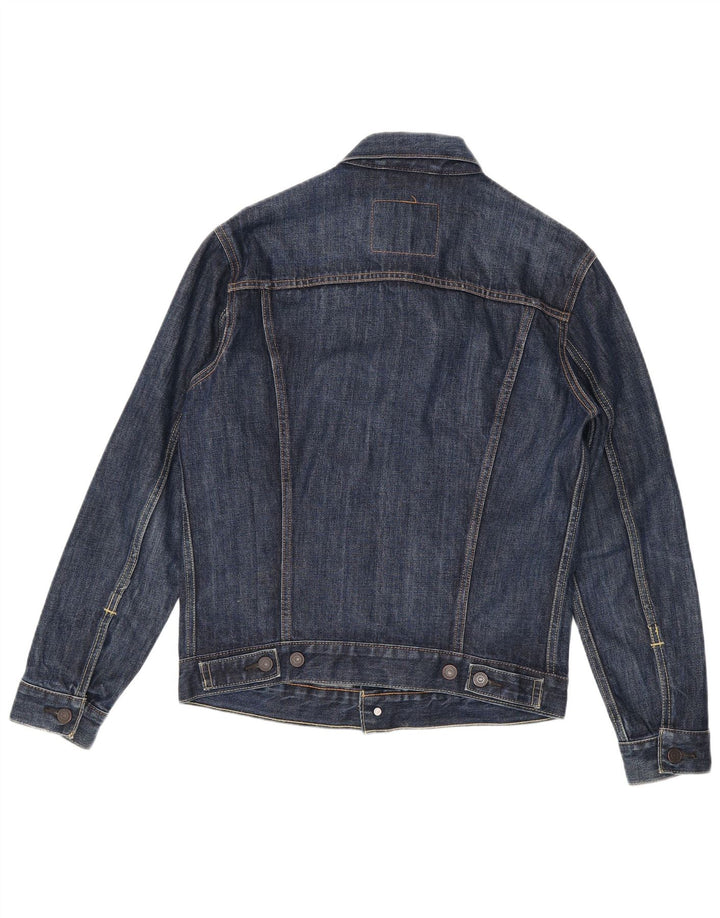 Giacca di jeans da uomo Levi's UK 36 piccola in cotone blu navy