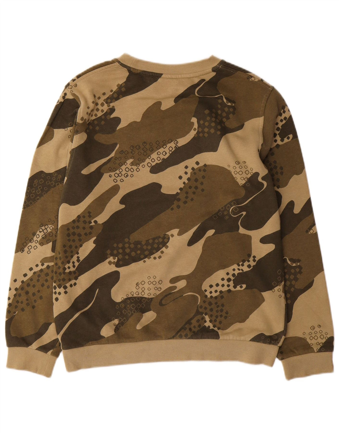 Felpa Nike Ragazzi Maglione 13-14 anni XL Kaki Camouflage Cotton