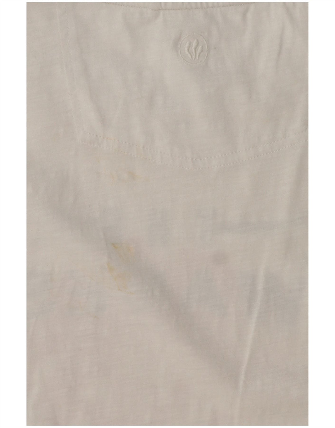 T-shirt grafica da uomo Fat Face Top grande in cotone bianco