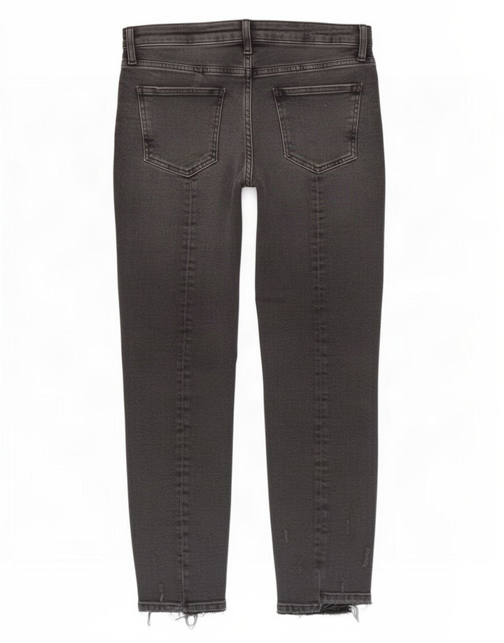 Jeans slim invecchiati Zara da donna EU 38 Small W28 L27 Grigio
