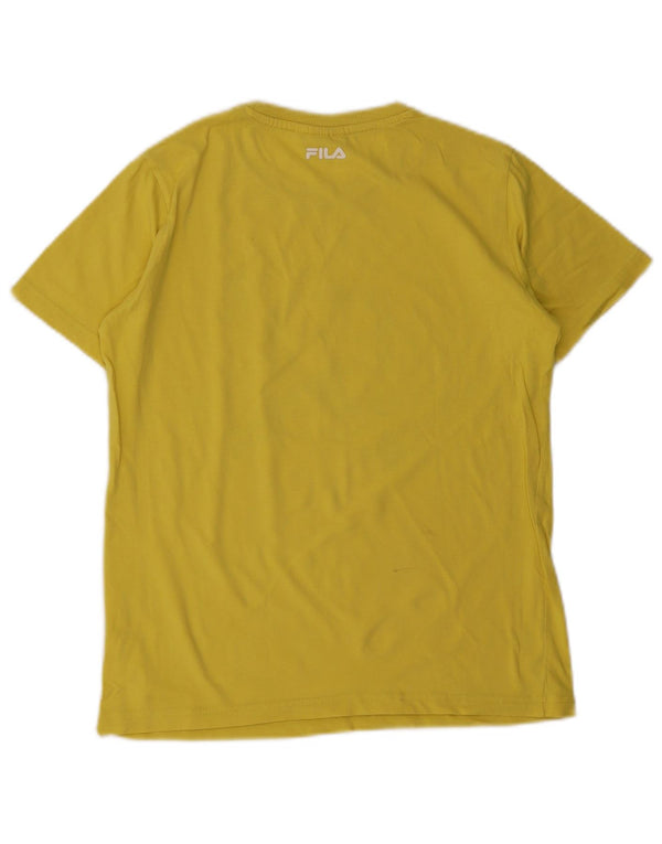 Maglietta grafica da ragazzo Fila Top 13-14 anni Giallo