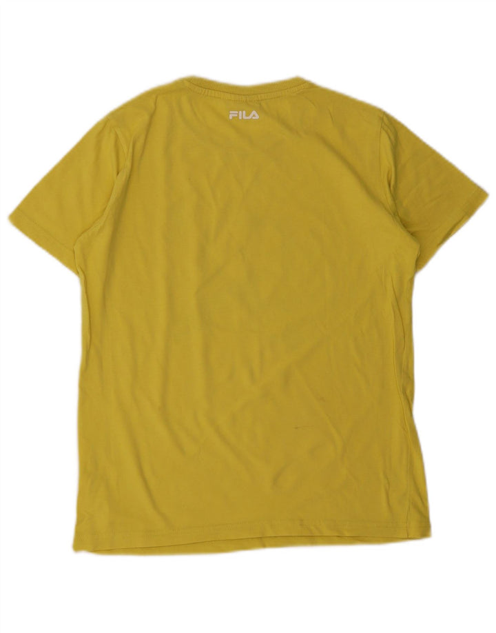 Maglietta grafica da ragazzo Fila Top 13-14 anni Giallo