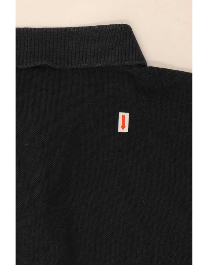 Polo da uomo Gant grande in cotone nero