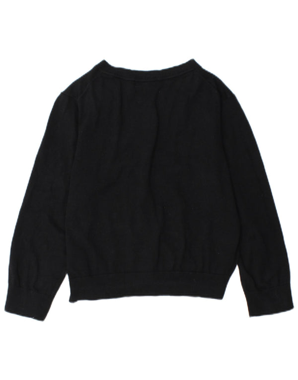 Maglione Bolero da donna con maniche a 3/4 Boden UK 14 cotone nero medio
