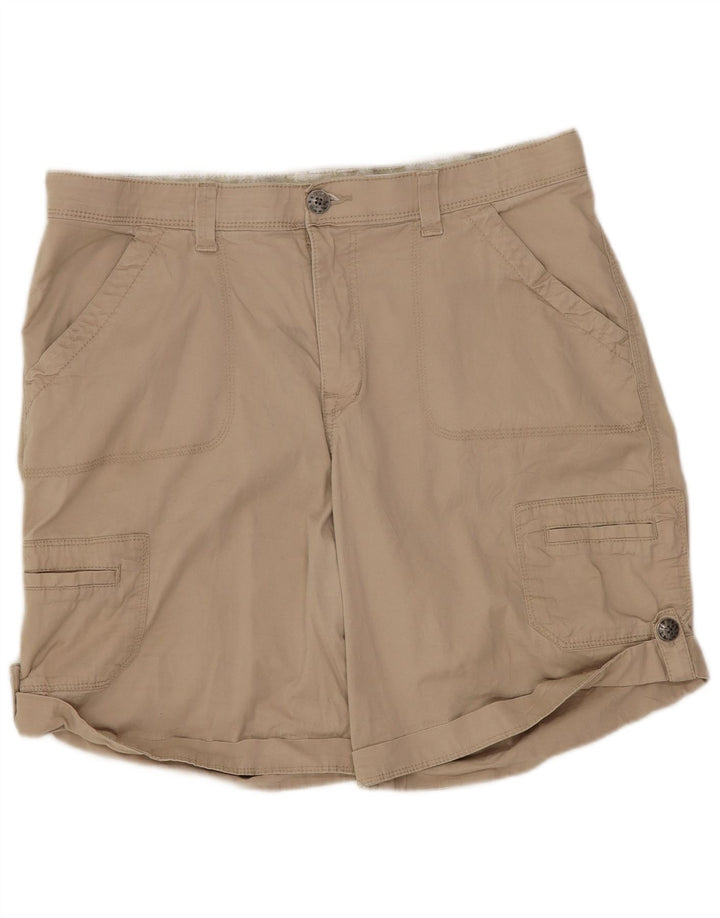 Pantaloncini cargo da donna Lee US 14 XL W34 cotone beige