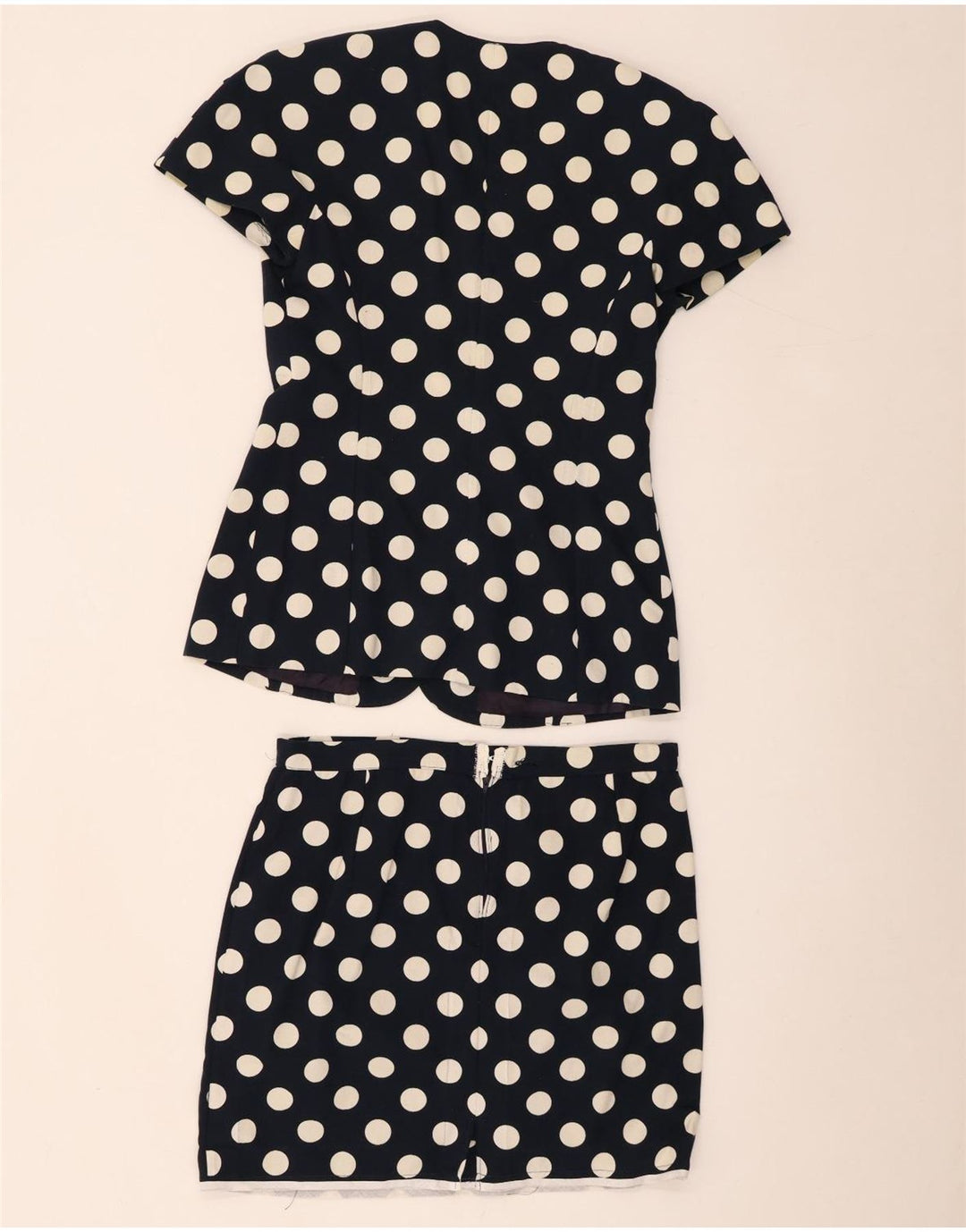 Luisa Spagnoli set gonna da donna in 2 pezzi a maniche corte IT 42 medio W32 Navy