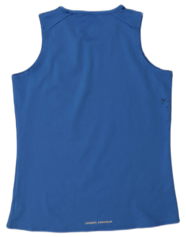 Canotta grafica Under Armour da donna Heat Gear UK 14 Blu medio