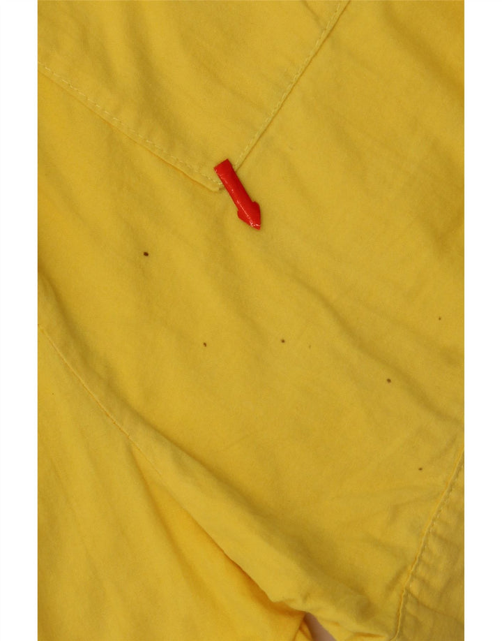 Pantaloncini cargo vintage da donna W28 medi gialli