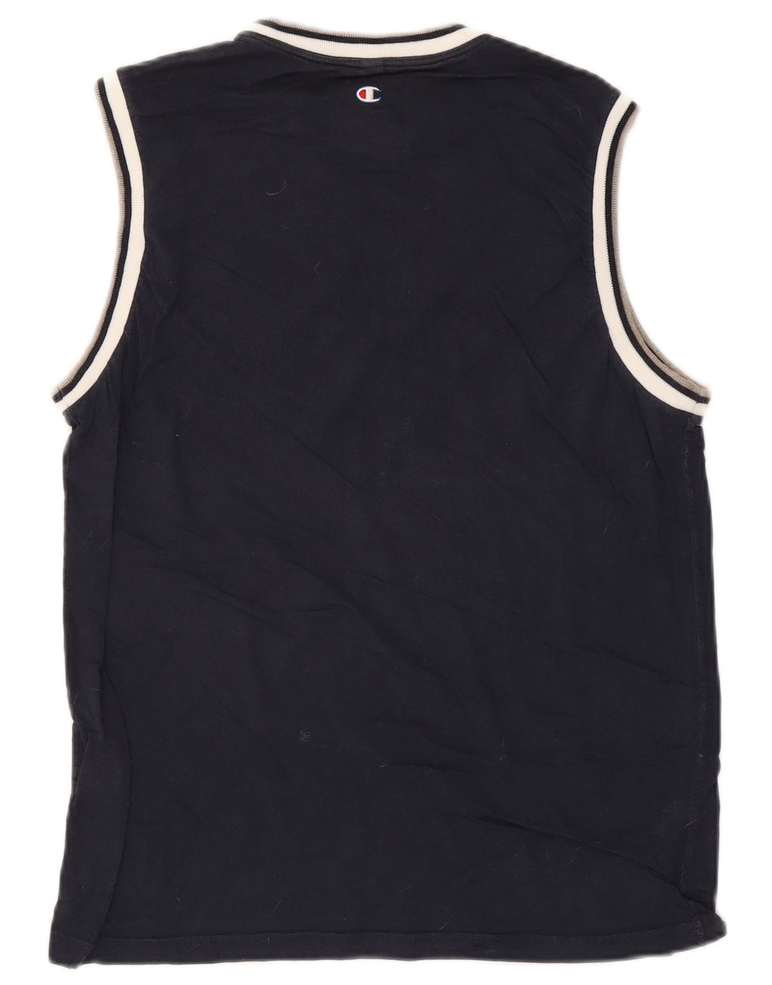 Canotta grafica da uomo Champion, cotone medio blu navy