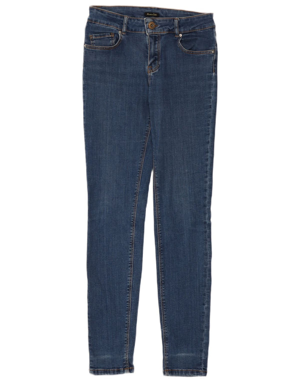 Jeans skinny da donna Massimo Dutti EU 38 Small W28 L29 Blu