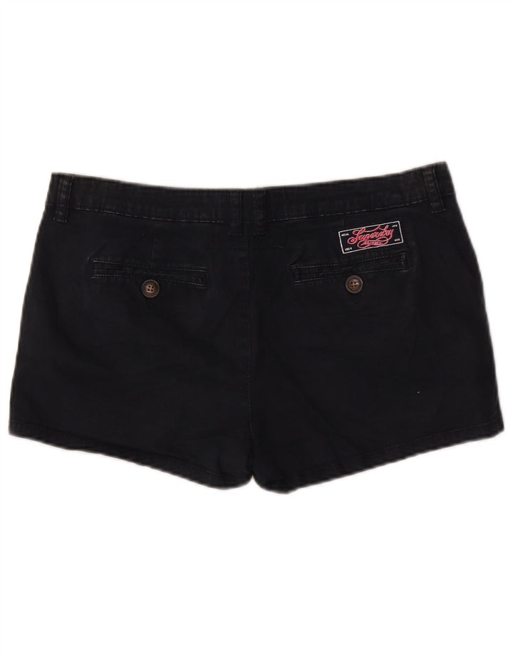 Pantaloncini chino da donna Superdry medi W32 cotone nero