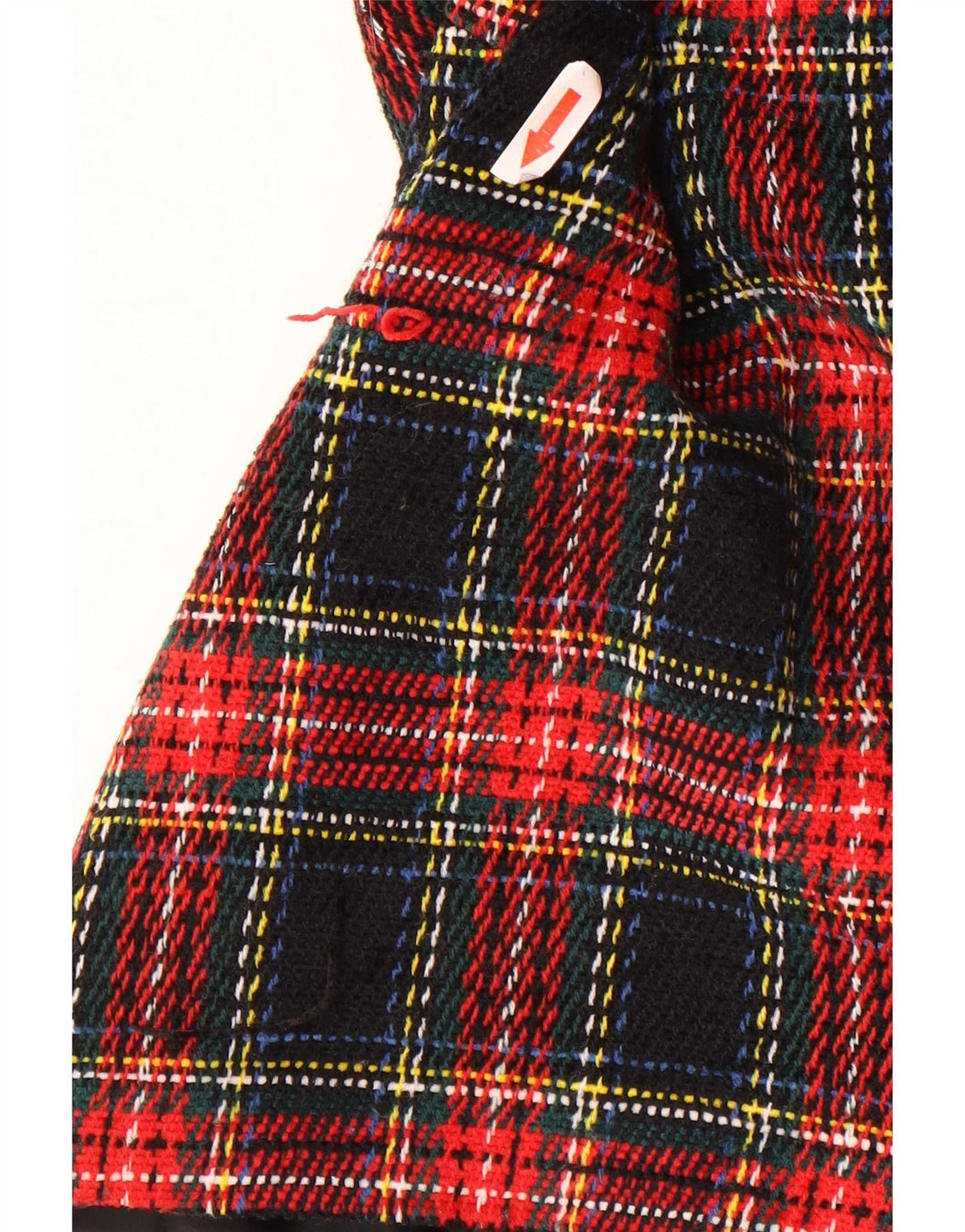 Giacca blazer a 4 bottoni da donna Sag Harbour UK 12 medio a quadri multicolore