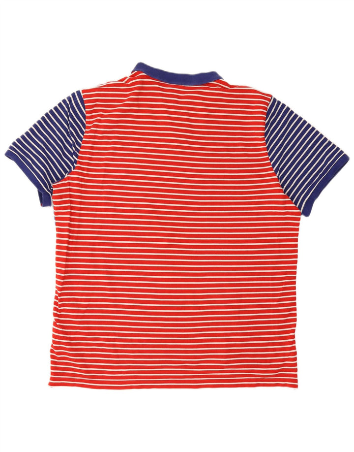 Polo Nike da uomo XL in cotone a righe multicolore