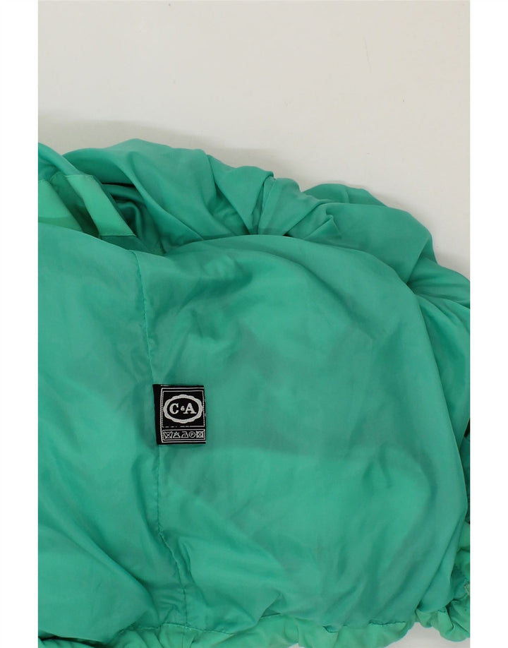 C&A Womens Windbreaker Jacket UK 18 XL Green Polyester Vintage C&A and Second-Hand C&A from Messina Hembry 