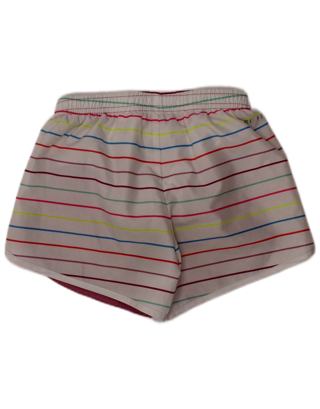 Pantaloncini sportivi Nike per bambina 5-6 anni a righe rosa medio