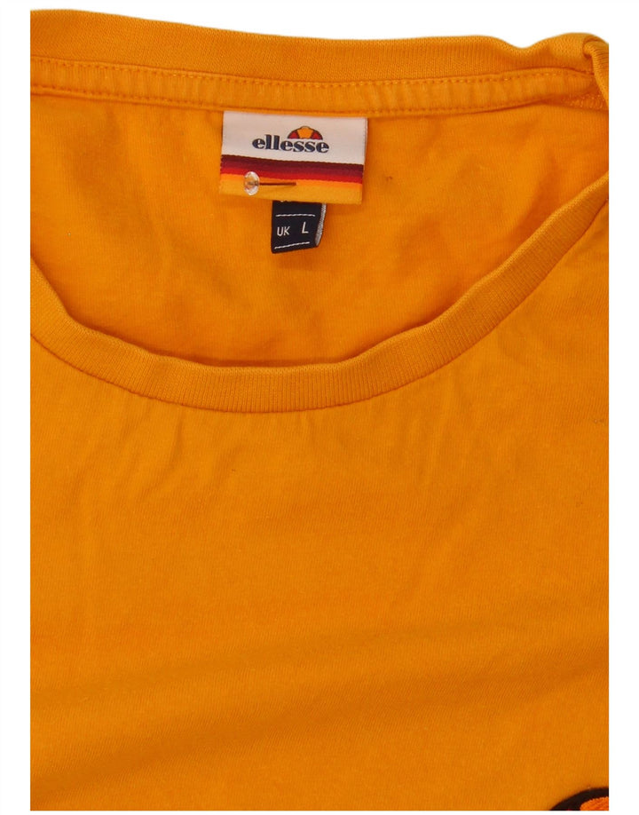 T-shirt da uomo Ellesse Top Large giallo color block