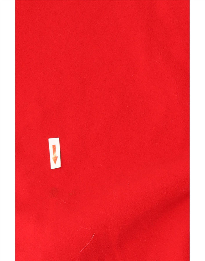 Cappotto poncho vintage da donna, taglia unica, rosso
