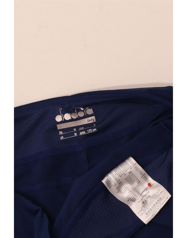 Pantaloncini sportivi da donna Diadora UK 14 Medium Blu Navy Poliestere