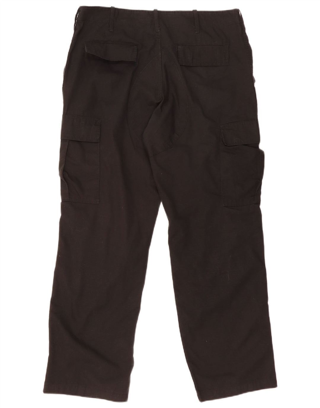 Pantaloni cargo dritti da uomo vintage medi W36 L30 neri