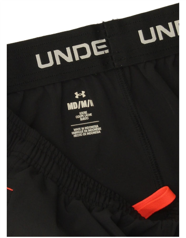 Pantaloncini sportivi da uomo Under Armour medio nero poliestere