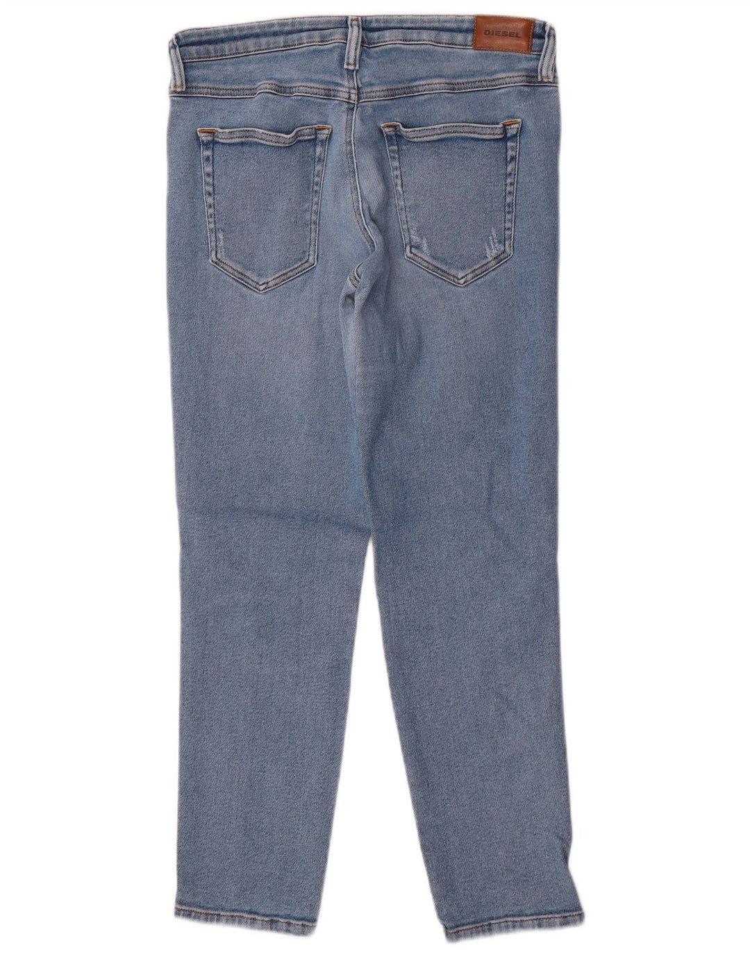 Jeans slim invecchiati da donna Diesel W30 L27 cotone blu