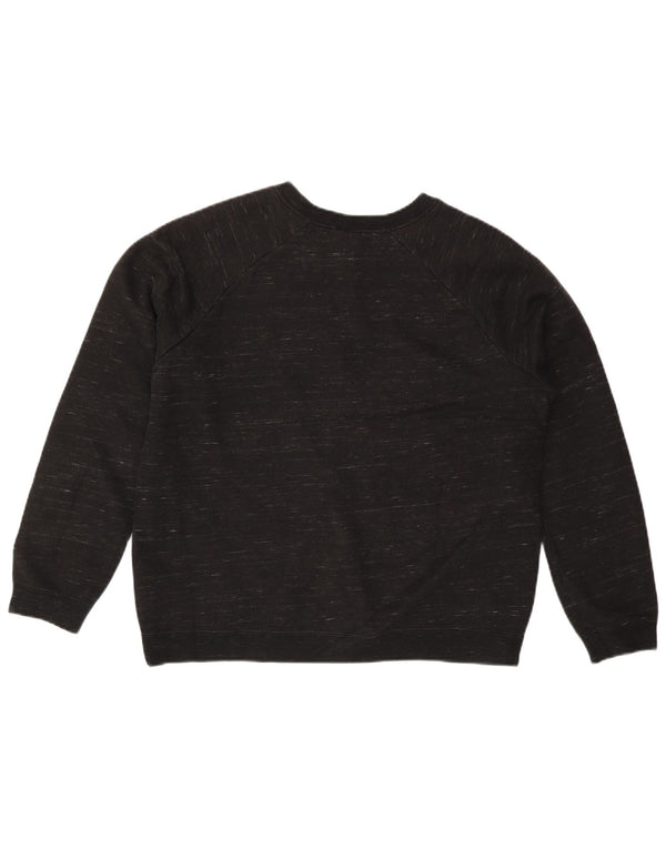 Felpa da donna Nike Jumper UK 16 Large Black Flecked Cotton