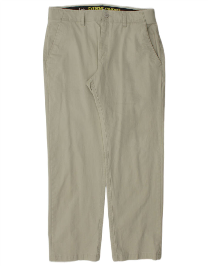 Pantaloni chino dritti da uomo LEE Extreme Comfort W33 L30 cotone verde