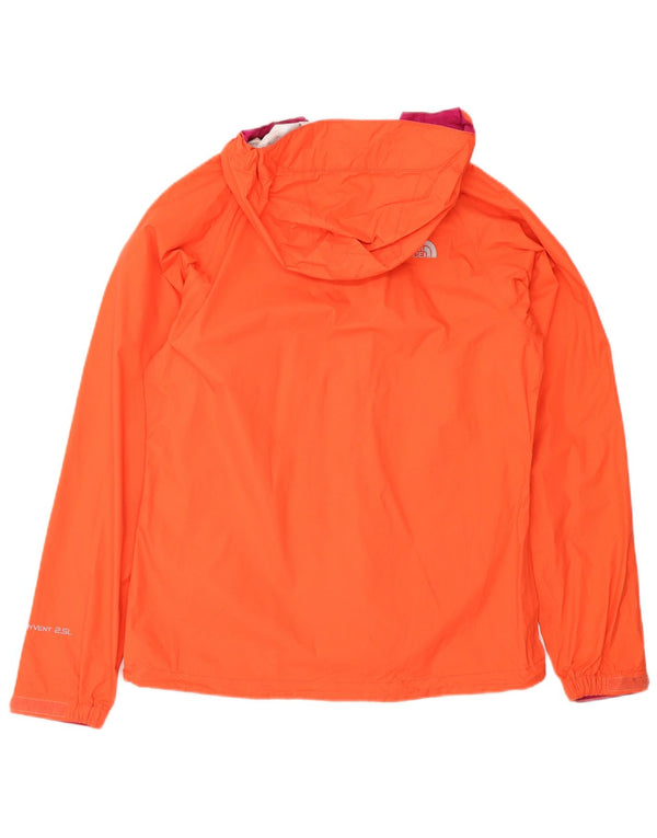 Giacca antipioggia con cappuccio da donna The North Face UK 6 XS Orange Colourblock