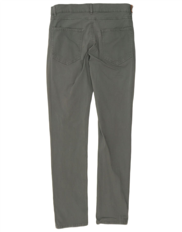 Jeans slim da uomo ZARA EU 40 medio W31 L31 cotone grigio