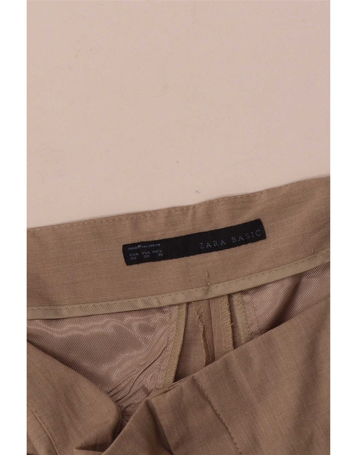 Pantaloni casual Bootcut da donna Zara EU 40 medi W30 L31 Beige
