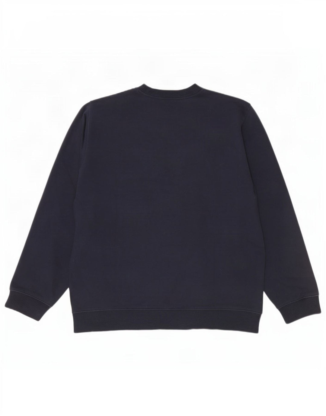 Felpa Reebok da uomo, maglione grande, in cotone blu navy