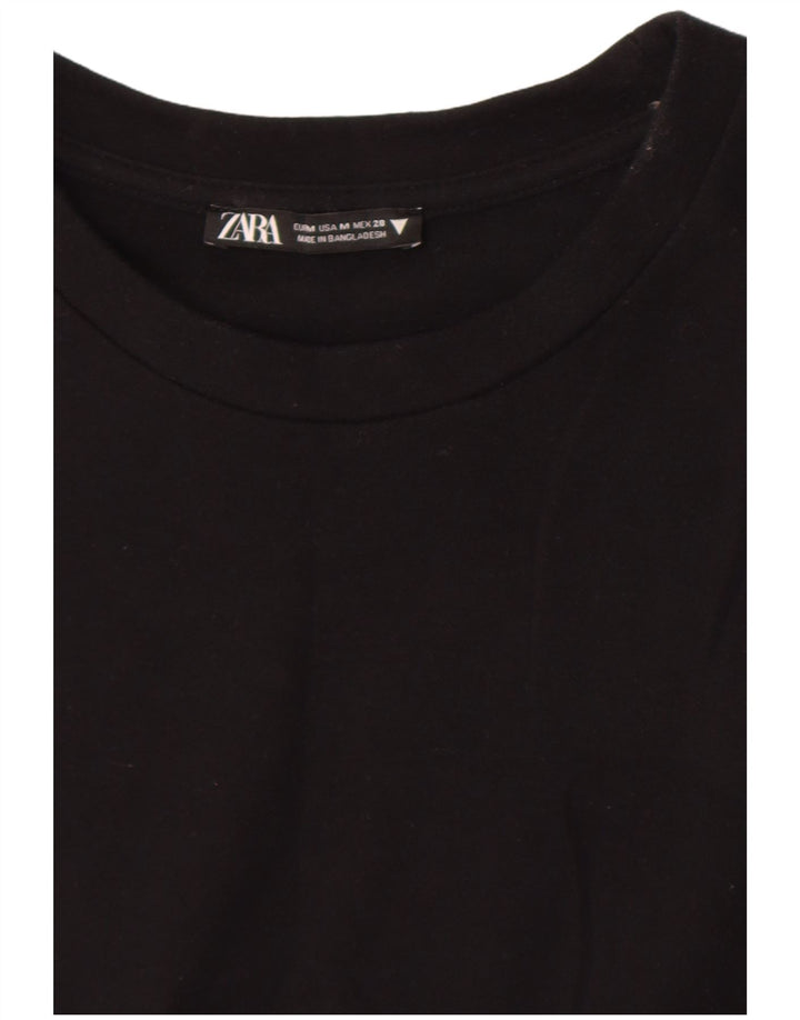 Abito a trapezio da donna Zara UK 12 medio nero