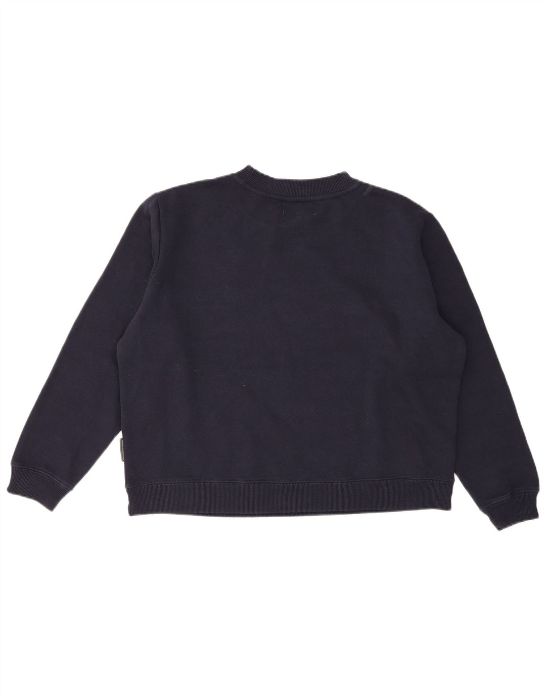 FRENCH CONNECTION Felpa con grafica da donna Maglione UK 16 Large Blu Navy