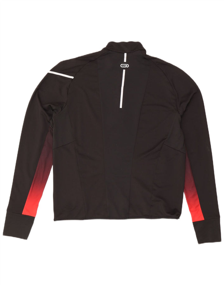 Decathlon - Tuta da uomo pullover con zip e collo, XL, colore nero