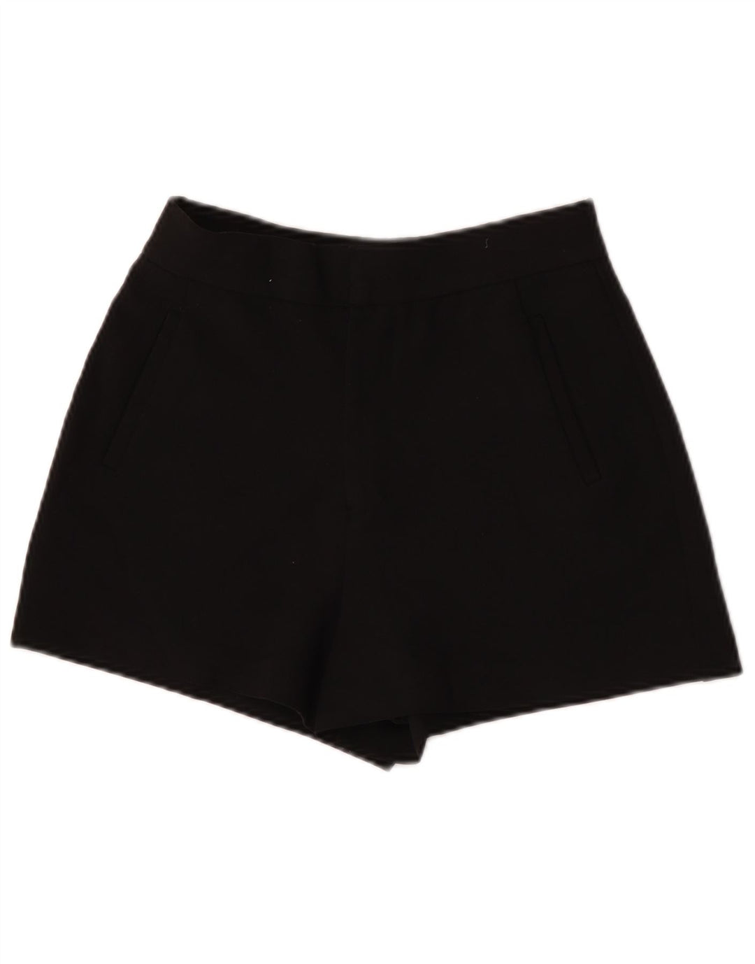 Pantaloncini chino a vita alta da donna Zara piccoli W26 neri