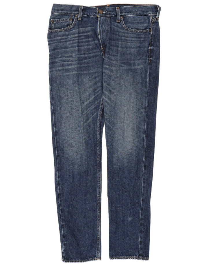 Jeans slim da uomo HOLLISTER W33 L32 cotone blu