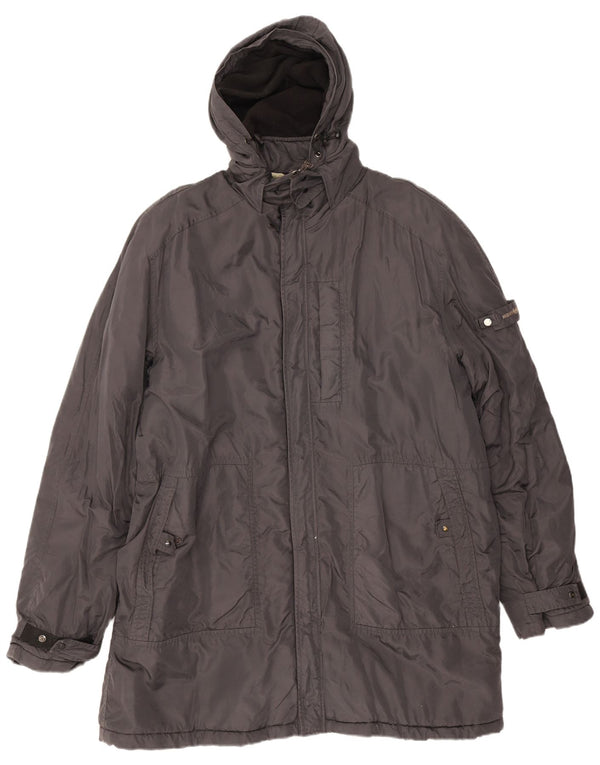 Cappotto giacca a vento con cappuccio da uomo Henri Lloyd UK 44 2XL Grigio
