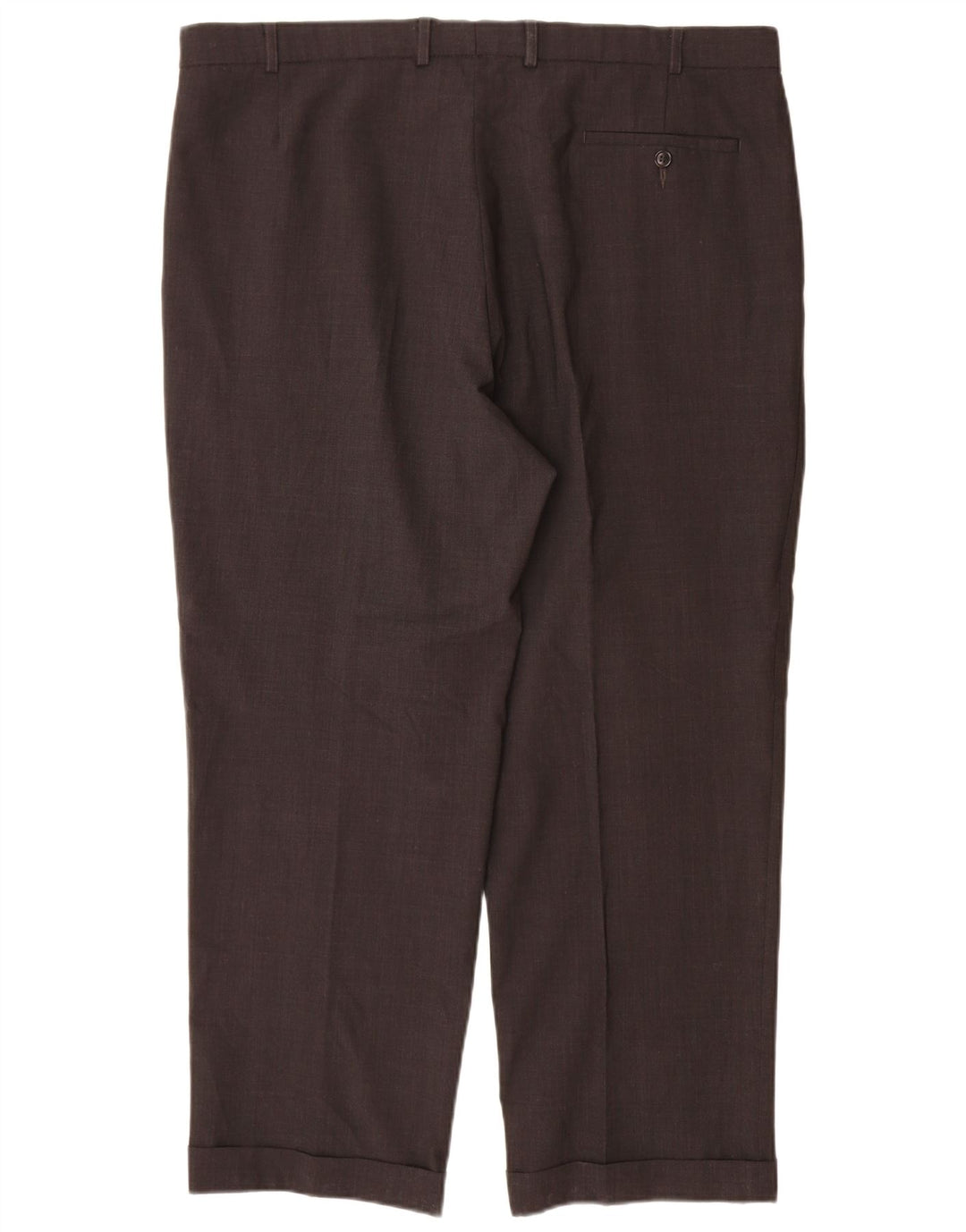 Pantaloni da abito con pegging da uomo Marks & Spencer W40 L29 poliestere grigio