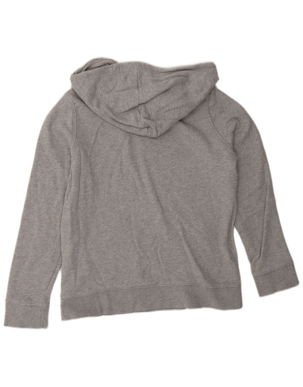 Maglione con cappuccio grafico da donna ADIDAS UK 8 piccolo cotone grigio
