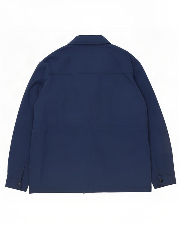 Giacca utilitaria con cappuccio Marks & Spencer da uomo blu Harbour UK 46 3XL Navy