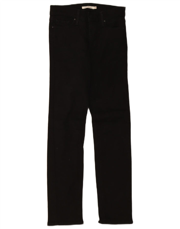Levi's Donna 312 Shaping Slim Jeans W26 L30 Cotone Nero